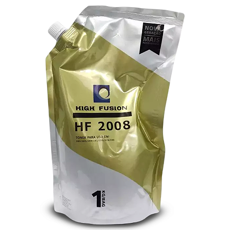 REFIL DE PÓ COMPATÍVEL HP HF2008 UNIVERSAL HIGH FUSION 1KG