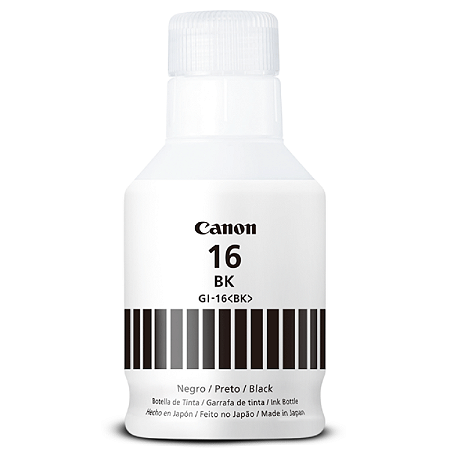 TINTA ORIGINAL CANON GI16 PIGMENTADA PRETO 170ML