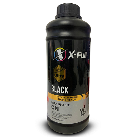 TINTA COMPATÍVEL CANON UNIVERSAL PIGMENTADA PRETO X-FULL 1L