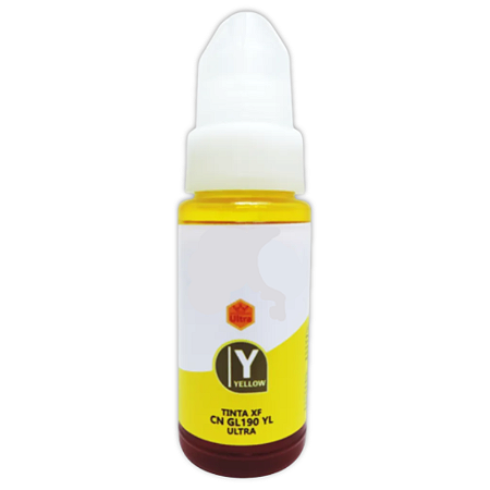 TINTA COMPATÍVEL CANON GL190 CORANTE AMARELO KORA 70ML