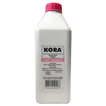 TINTA COMPATÍVEL EPSON UNIVERSAL CORANTE MAGENTA LIGHT KORA 1L