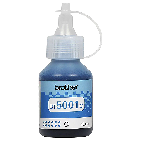 TINTA ORIGINAL BROTHER BT5001 PIGMENTADA CIANO 48,8ML