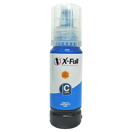 TINTA COMPATÍVEL EPSON T504 T544 CORANTE CIANO X-FULL 70ML