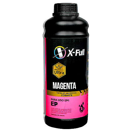 TINTA COMPATÍVEL EPSON UNIVERSAL CORANTE MAGENTA X-FULL 1L