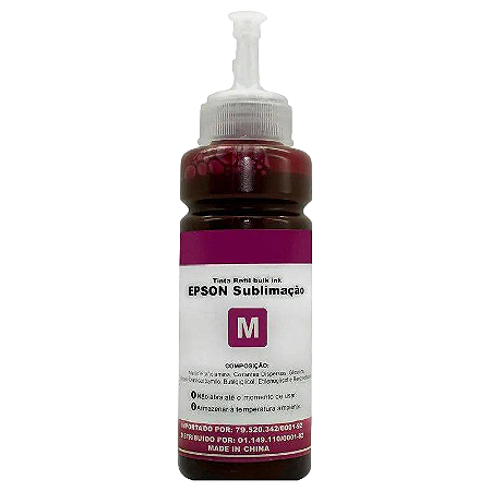 TINTA COMPATÍVEL EPSON UNIVERSAL SUBLIMÁTICA MAGENTA MASTERPRINT 100ML