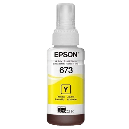 TINTA ORIGINAL EPSON T673 CORANTE AMARELO 70ML