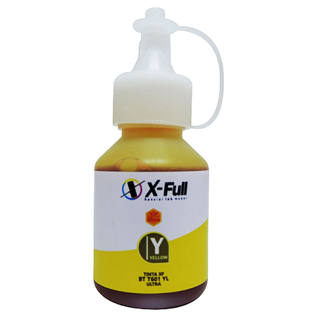 TINTA COMPATÍVEL BROTHER T601 PIGMENTADA AMARELO X-FULL 50ML