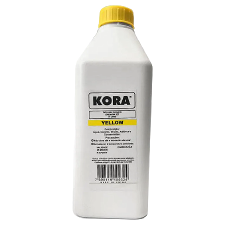 TINTA COMPATÍVEL EPSON UNIVERSAL CORANTE AMARELO KORA 1L