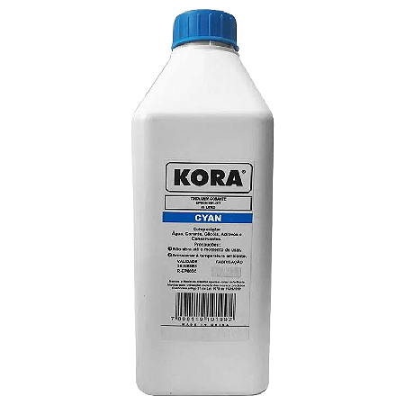 TINTA COMPATÍVEL EPSON UNIVERSAL CORANTE CIANO KORA 1L