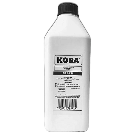 TINTA COMPATÍVEL EPSON UNIVERSAL CORANTE PRETO KORA 1L