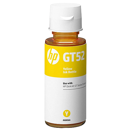 TINTA ORIGINAL HP GT52 CORANTE AMARELO 70ML