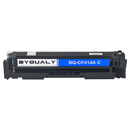 TONER COMPATÍVEL HP CF414A SEM CHIP CIANO BYQUALY 2.1K
