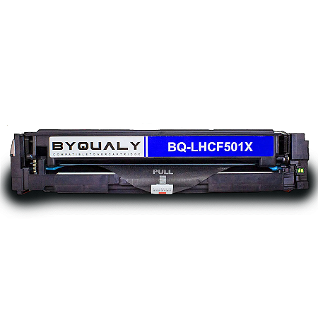 TONER COMPATÍVEL HP CF401X CF501X CIANO BYQUALY 2.3K