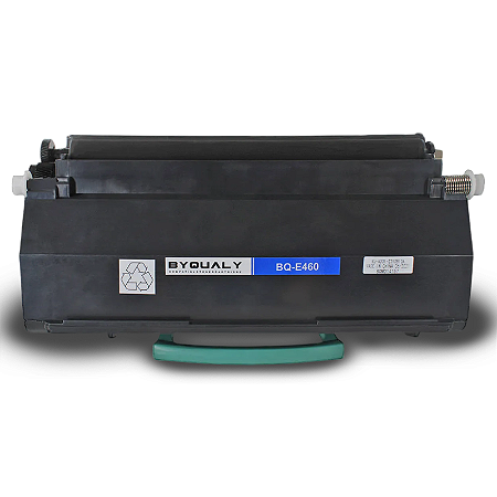 TONER COMPATÍVEL LEXMARK E460 E464 E466 X464 PRETO BYQUALY 15K