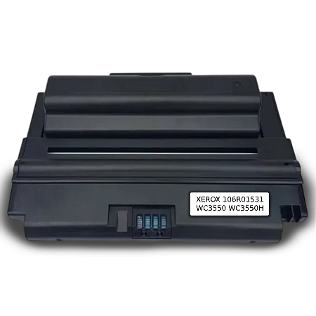 TONER COMPATÍVEL XEROX WC3550 WC3550H 106R01531 PRETO BYQUALY 11K