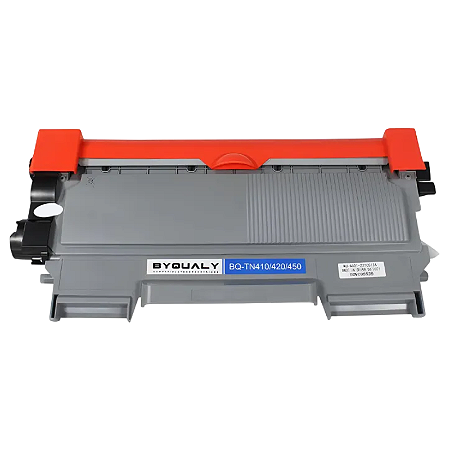 TONER COMPATÍVEL BROTHER TN410 TN420 TN450 PRETO BYQUALY 2.6K