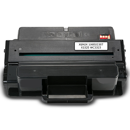 TONER COMPATÍVEL XEROX X3325 WC3315 106E02307 PRETO PREMIUM 11K