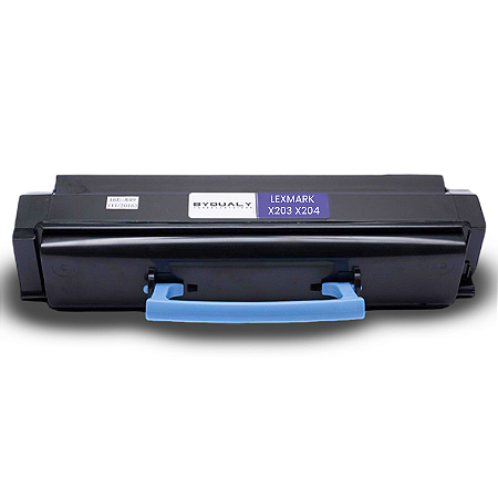 TONER COMPATÍVEL LEXMARK X203 X204 PRETO BYQUALY 2.5K