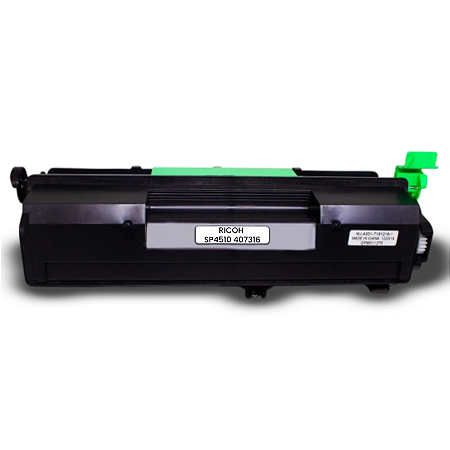 TONER COMPATÍVEL RICOH SP4510 407316 PRETO PREMIUM 12K