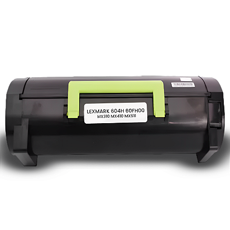 TONER COMPATÍVEL LEXMARK 604H 60FH00 MX310 MX410 MX511 PRETO PREMIUM 10K