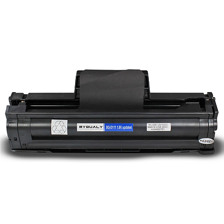 TONER COMPATÍVEL SAMSUNG MLT-D111L UPDATE PRETO BYQUALY 1.8K