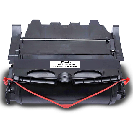 TONER COMPATÍVEL LEXMARK T650N T652DN T654DN T654X11B T654X04L T656DNE PRETO 25K