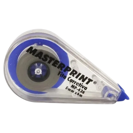 FITA CORRETIVA 5MMX12M MASTERPRINT MP437 CAIXA COM 12 UN