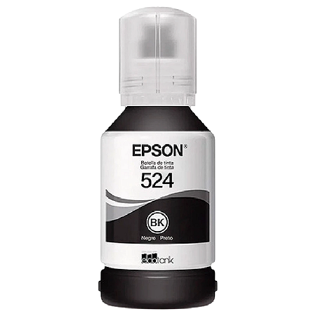 TINTA ORIGINAL EPSON T524 PIGMENTADA PRETO 127ML