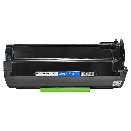 TONER COMPATÍVEL LEXMARK MX417/MX517/MX617/MS417/MS517/MS617 BYQUALY