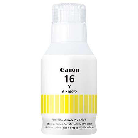 TINTA ORIGINAL CANON GI16 PIGMENTADA AMARELO 135ML