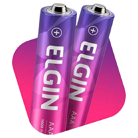 PILHA RECARREGÁVEL ENERGY PALITO AAA 1.2V 82171 NI-MH 1000MAH COM 4 UNIDADES