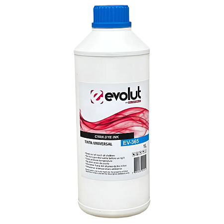 TINTA COMPATÍVEL EPSON UNIVERSAL CORANTE CIANO EVOLUT 1L