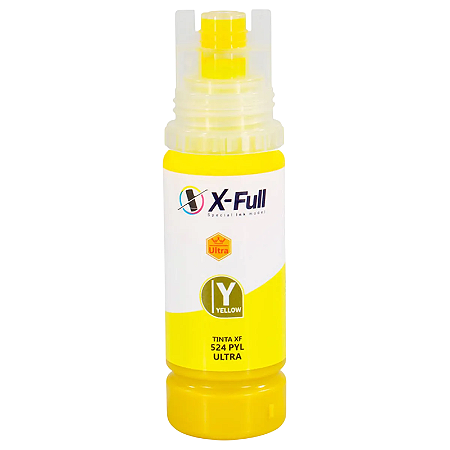 TINTA COMPATÍVEL EPSON T524 PIGMENTADA AMARELO X-FULL 70ML