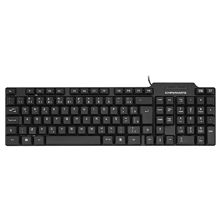 TECLADO COM FIO USB 2.0 1,4M OFFICE CM-21 PRETO CHINAMATE