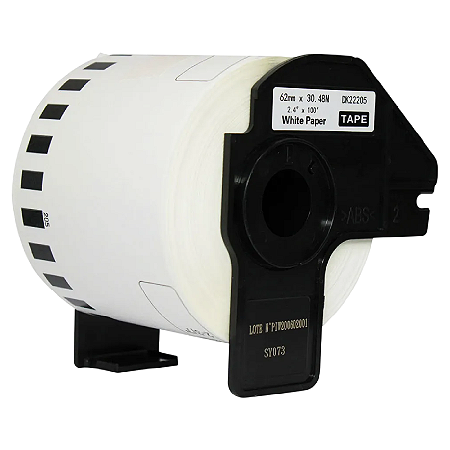 ETIQUETA COMPATIVEL BROTHER DK2205 62MMX30,48M