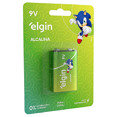 BATERIA ALCALINA 9V ELGIN