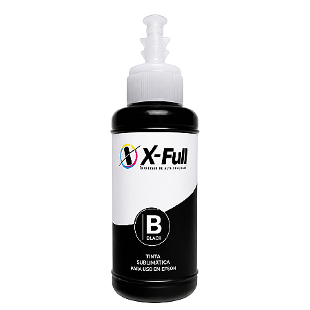 TINTA COMPATÍVEL EPSON UNIVERSAL SUBLIMÁTICA PRETO X-FULL 100ML