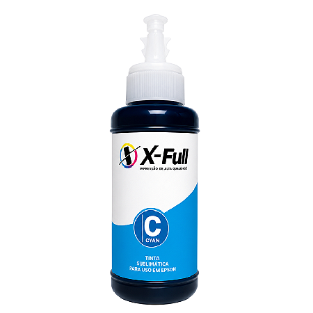 TINTA COMPATÍVEL EPSON UNIVERSAL SUBLIMÁTICA CIANO X-FULL 100ML