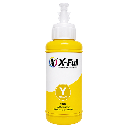 TINTA COMPATÍVEL EPSON UNIVERSAL SUBLIMÁTICA AMARELO X-FULL 100ML