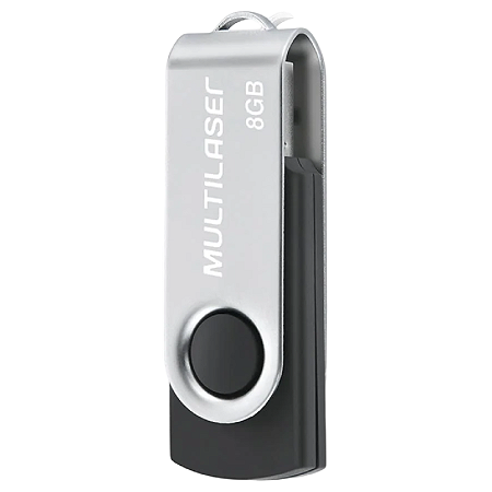 PEN DRIVE MULTILASER 8GB TWIST PD587