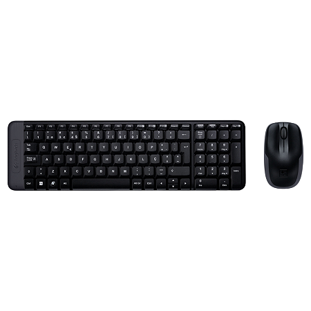 KIT TECLADO E MOUSE SEM FIO 2.4G MK220 LOGITECH