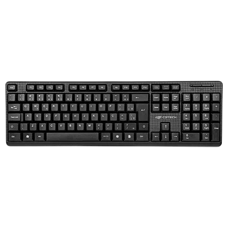 TECLADO COM FIO USB 2.0 1M KB-14BK C3TECH