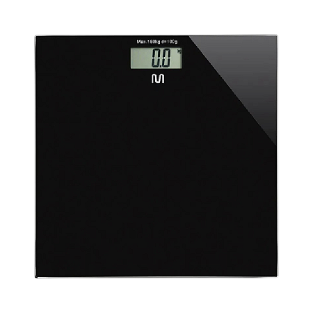 BALANCA DIGITAL CORPORAL 180KG PRECISAO HC022 MULTILASER PRETA