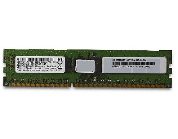 Memória 8gb Ddr3 1600mhz Pc3l-12800R para SERVIDOR