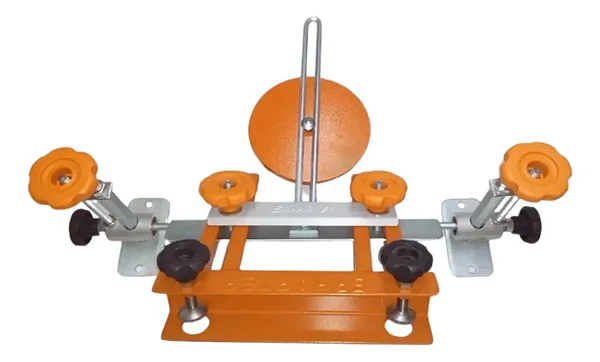 Garra Para Serigrafia Com Rolamento E Regulagem De Altura