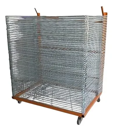 Secador Metálico Serigrafia Silk Screen 80 X 120