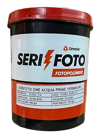 TINTA SERIFOTO ONE ACQUA PRIME VERMELHO 900 ML