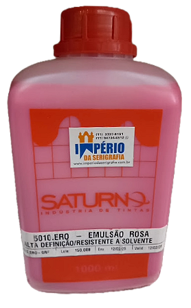 Emulsão Rosa Alta Definição Saturno Resistente a Solventes