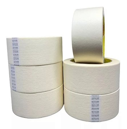 Kit 36 Fitas Crepe 48mm x 45m Creme Full Tape