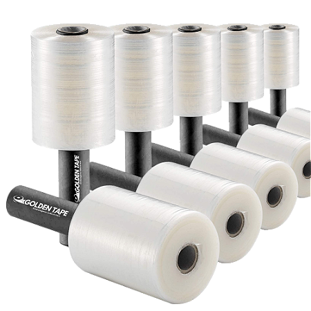 Kit 10 Filmes Stretch Embala Tudo C/ Cabo 100mm Full Tape